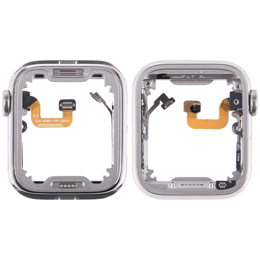 For Apple Watch Series 6 40mm Stainless Steel Middle Frame Bezel Plate with Loudspeaker / Power / Rotating Shaft Flex Cable, Series 6 40mm