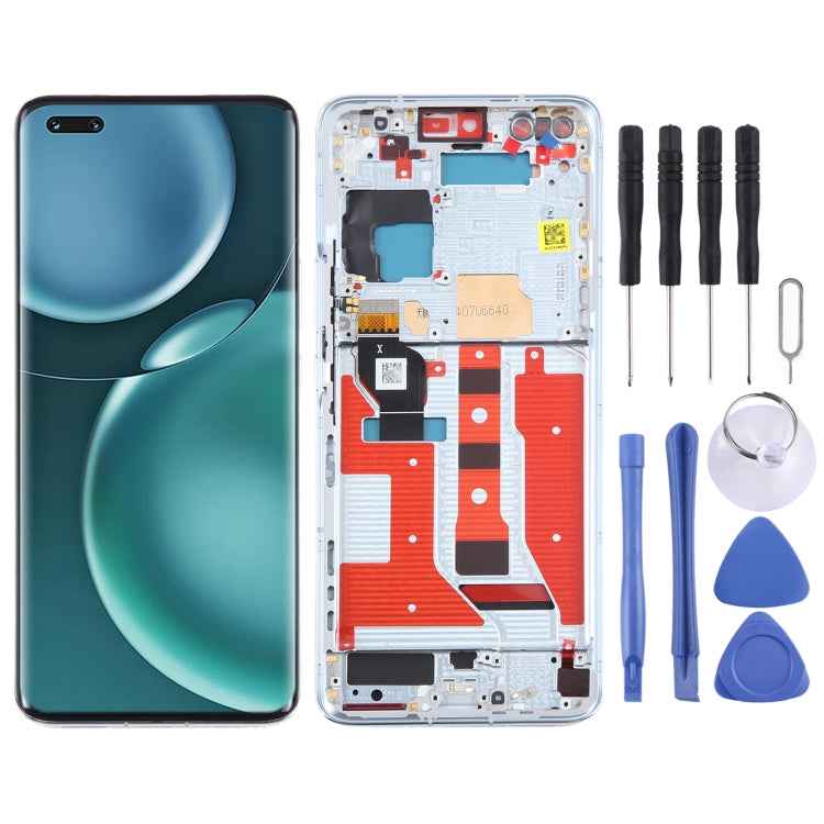 For Honor Magic4 Pro Original LCD Screen Digitizer Full Assembly with Frame, Not Supporting Fingerprint Identification