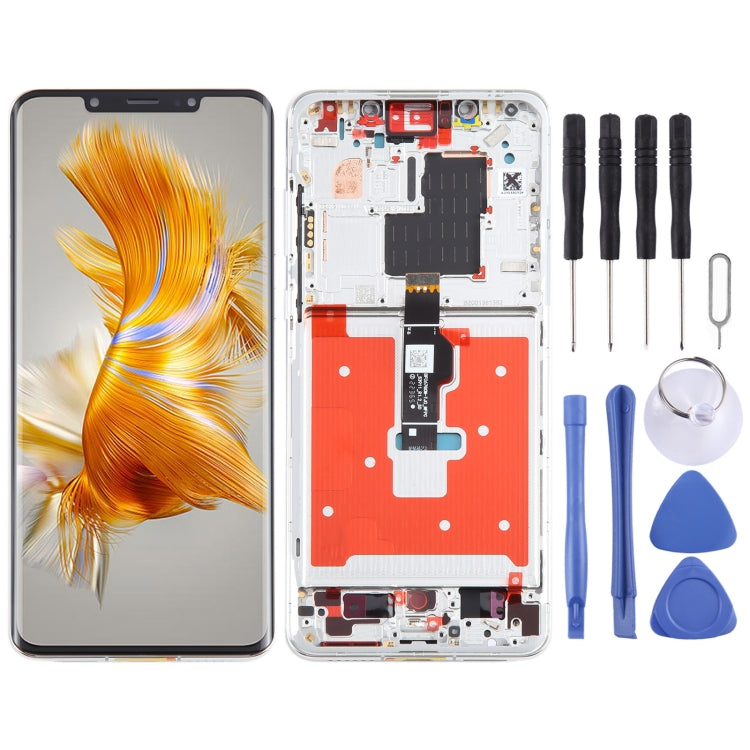 Original LCD Screen For Huawei Mate 50 Pro Digitizer Full Assembly with Frame