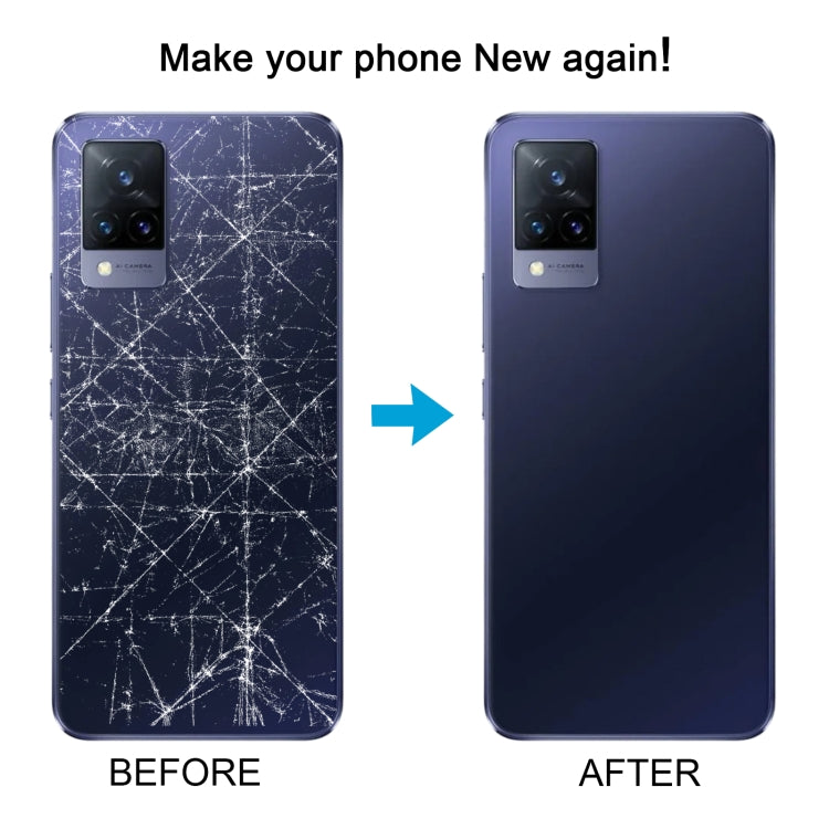 Cache arrière de batterie d'origine pour Vivo V21 avec cache d'objectif d'appareil photo, pour Vivo V21, pour Vivo V21 (Original)