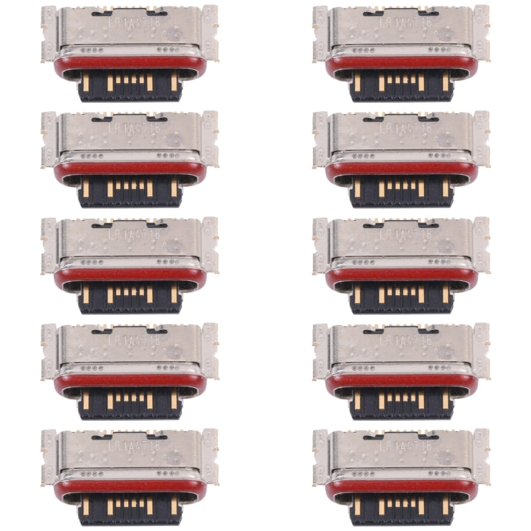 10 PCS Charging Port Connector For Xiaomi Redmi Note 11e Pro, For Xiaomi Redmi Note 11e Pro