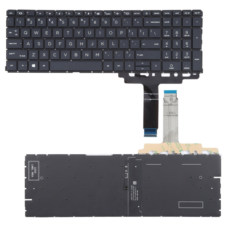 For HP ProBook 450 G8 455 G8 455R G8 650 G8 HSN-Q27C HSN-Q31C US Version Keyboard with Backlight, For HP ProBook 450 G8