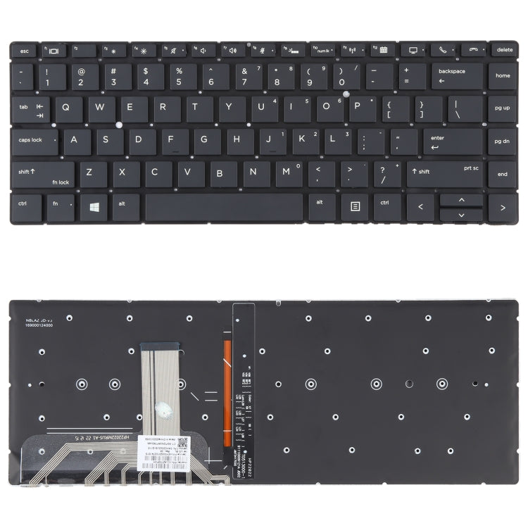 For HP EliteBook x360 1040 G5 G4 2H-BAZUKI64312 US Version Keyboard with Backlight, For HP EliteBook x360 1040 G5
