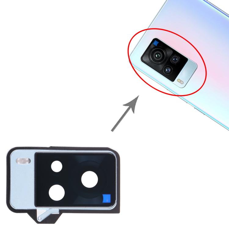 Cache objectif d'appareil photo d'origine pour Vivo X60 Pro