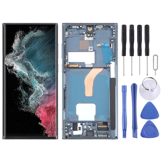 OLED LCD Screen For Samsung Galaxy S22 Ultra 5G SM-S908B Digitizer Full Assembly with Frame, For Samsung Galaxy S22 Ultra 5G(EU Edition), For Samsung Galaxy S22 Ultra 5G, For Samsung Galaxy S22 Ultra 5G(6.78 inch OLED )