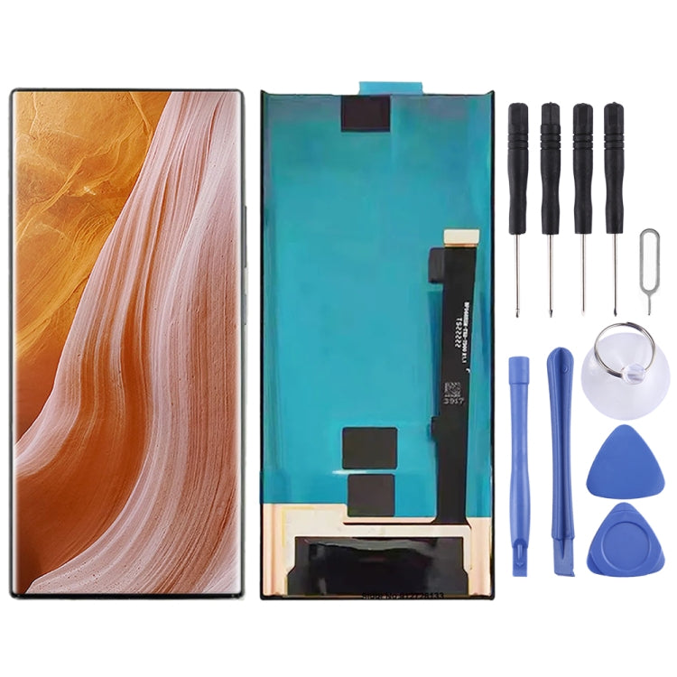 For ZTE Axon 40 Ultra A2023P A2023PG AMOLED Material LCD Screen with Digitizer Full Assembly, For ZTE Axon 40 Ultra