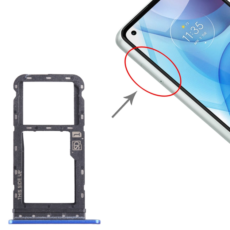 For Motorola Moto G Power 2021 SIM Card Tray + Micro SD Card Tray, For Motorola Moto G Power 2021