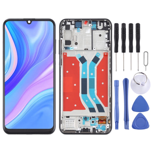 LCD Screen and Digitizer Full Assembly With Frame for Huawei P Smart S
