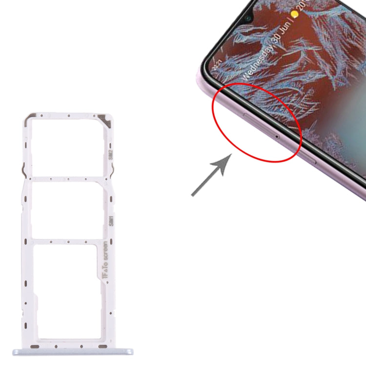 For Nokia G20 Original SIM + SIM + Micro SD Card Tray