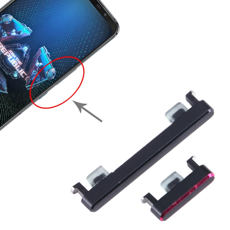 For Asus ROG Phone 5 ZS673KS 1set Power Button + Volume Control Button, For Asus ROG Phone 5