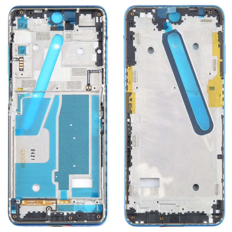 For TCL 20 5G Original Front Housing LCD Frame Bezel Plate, For TCL 20 5G (Black), For TCL 20 5G(Blue)
