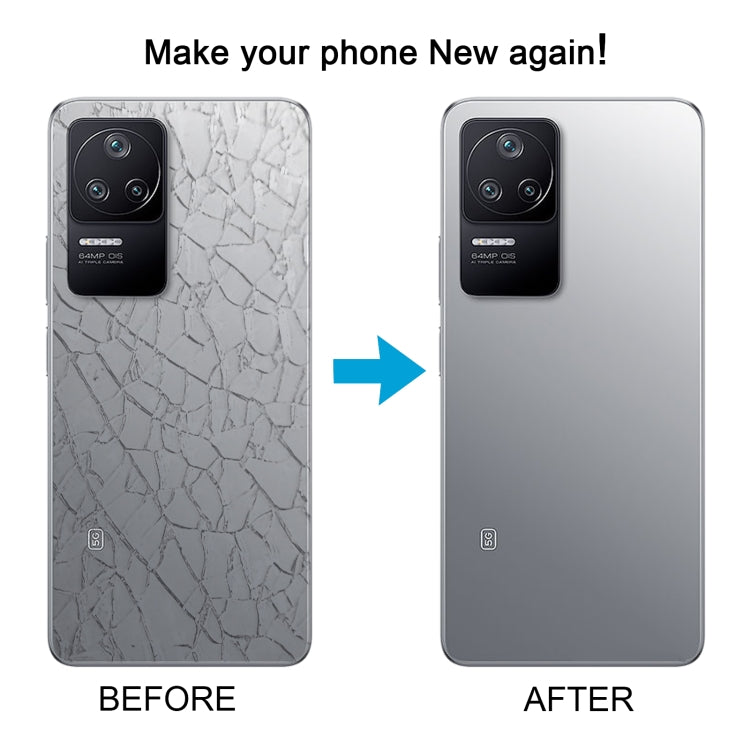 For Xiaomi Poco F4 OEM Glass Material Battery Back Cover