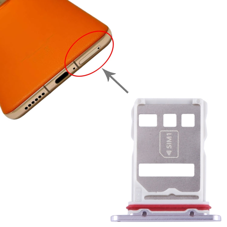 For Huawei Mate 50E SIM + NM Card Tray, For Huawei Mate 50E