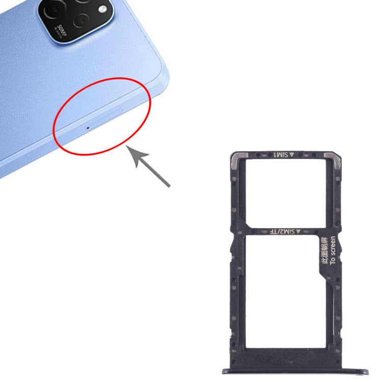 For Huawei Enjoy 50 SIM + SIM / Micro SD Card Tray, For Huawei Enjoy 50