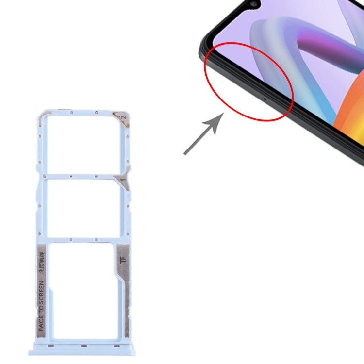 For Xiaomi Redmi A2 SIM Card Tray + SIM Card Tray + Micro SD Card Tray