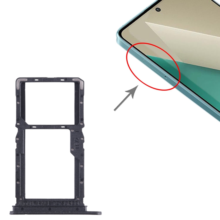 For Xiaomi Note 13 SIM Card Tray + SIM / Micro SD Card Tray, For Xiaomi Redmi Note 13 5G