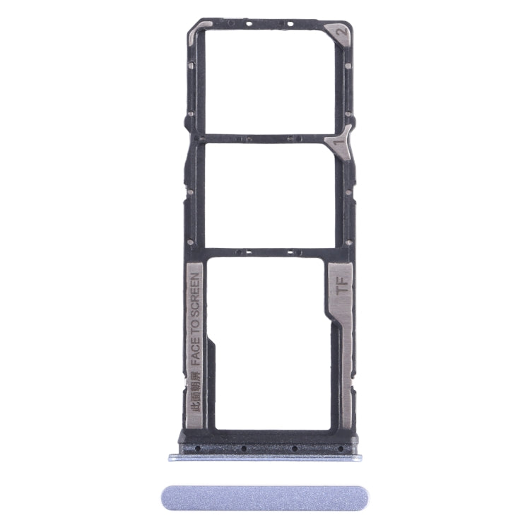 For Xiaomi Redmi 13C SIM Card Tray + SIM Card Tray + Micro SD Card Tray