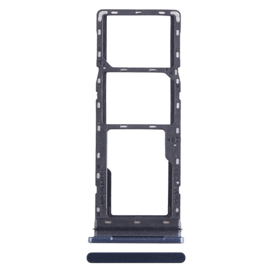 For Tecno Pova 2 SIM Card Tray + SIM Card Tray + Micro SD Card Tray, For Tecno Pova 2, For Tecno Pova 2 (Baby Blue)