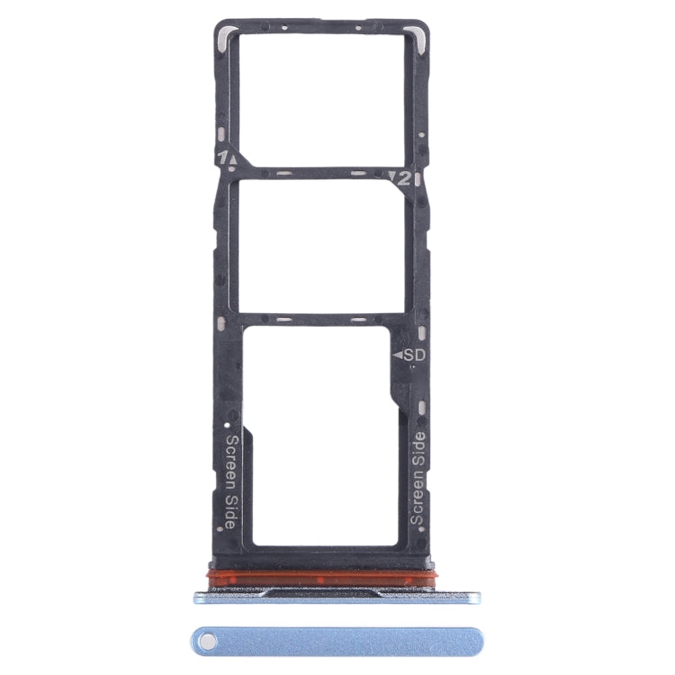 For Tecno Spark Go 2023 BF7n SIM Card Tray + SIM Card Tray + Micro SD Card Tray