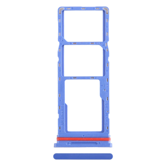 For Infinix Smart 6 HD X6512 SIM Card Tray + SIM Card Tray + Micro SD Card Tray, For Infinix Smart 6 HD, For Infinix Smart 6 HD(Baby Blue)