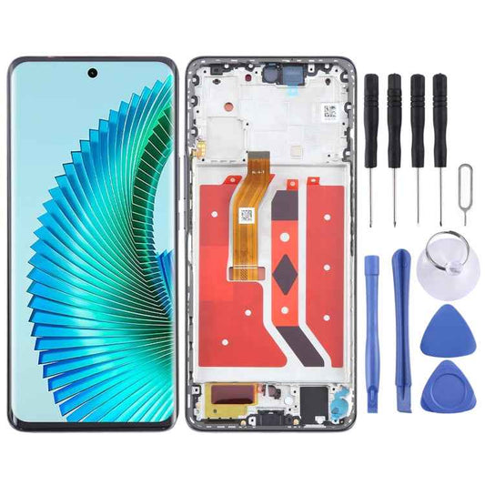 For Honor Magic6 Lite Original LCD Screen Digitizer Full Assembly with Frame
