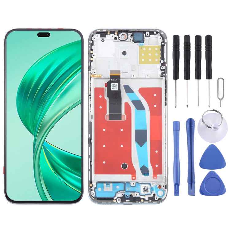 For Honor X8b Original LCD Screen Digitizer Full Assembly with Frame