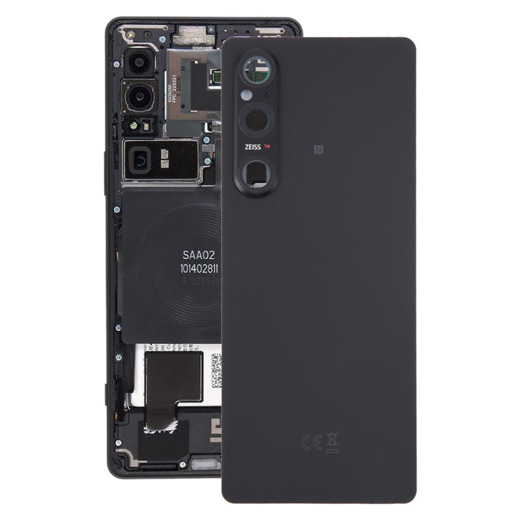 Cache arrière d'origine pour Sony Xperia 1 V avec objectif d'appareil photo