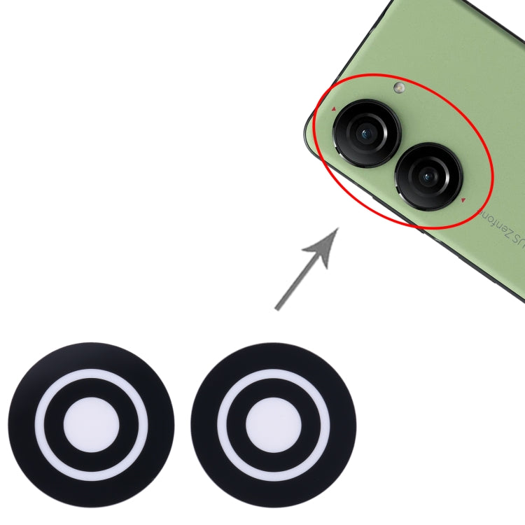 For Asus Zenfone 10 AI2302 Back Camera Lens, For Asus Zenfone 10