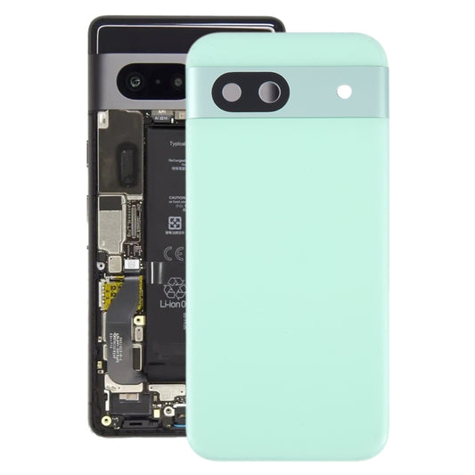 For Google Pixel 8A Battery Back Cover with Camera Lens Cover