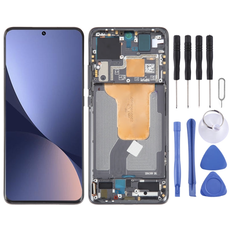 For Xiaomi 12S Original AMOLED Material LCD Screen Digitizer Full Assembly with Frame, For Xiaomi 12S(Original)