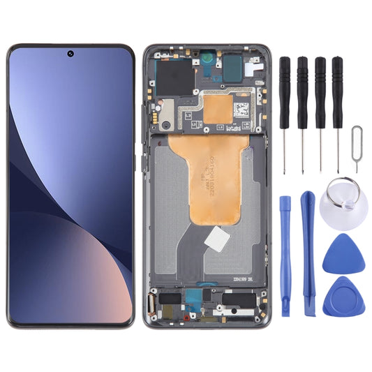 For Xiaomi 12S Original AMOLED Material LCD Screen Digitizer Full Assembly with Frame, For Xiaomi 12S(Original)