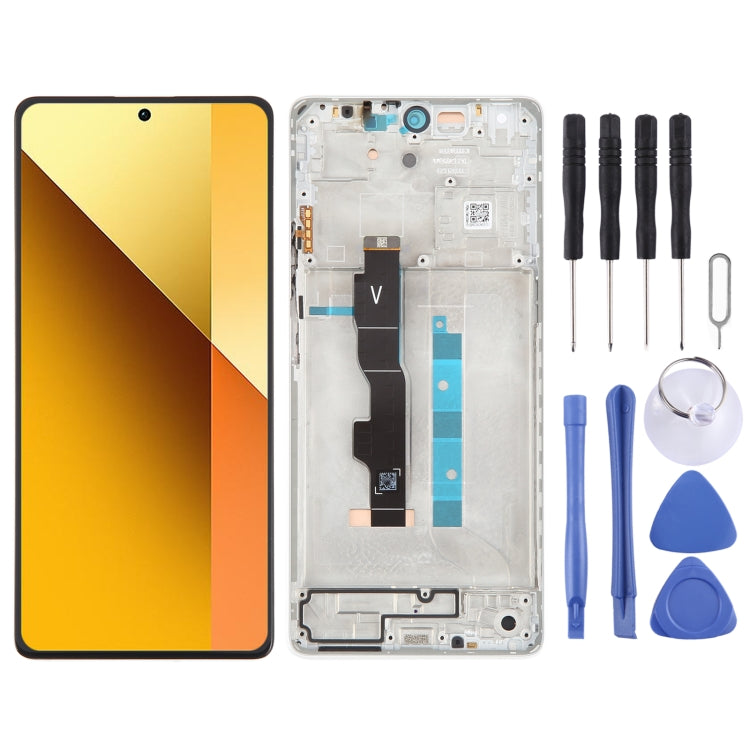 Écran LCD AMOLED d'origine pour Xiaomi Redmi Note 13 5G, assemblage complet avec châssis, pour Xiaomi Redmi Note 13 5G (Original)