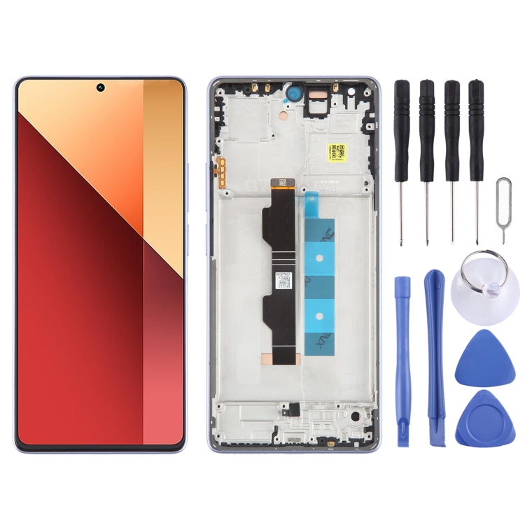 For Xiaomi Poco M6 Pro 4G Original AMOLED Material LCD Screen Digitizer Full Assembly with Frame, For Xiaomi Poco M6 Pro 4G(Original)