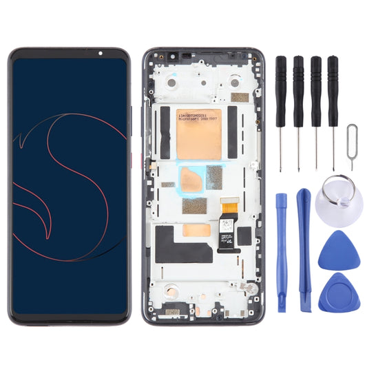 For Asus Smartphone for Snapdragon Insiders ZS675KW AMOLED LCD Screen Digitizer Full Assembly with Frame, For Asus Smartphone for Snapdragon Insiders