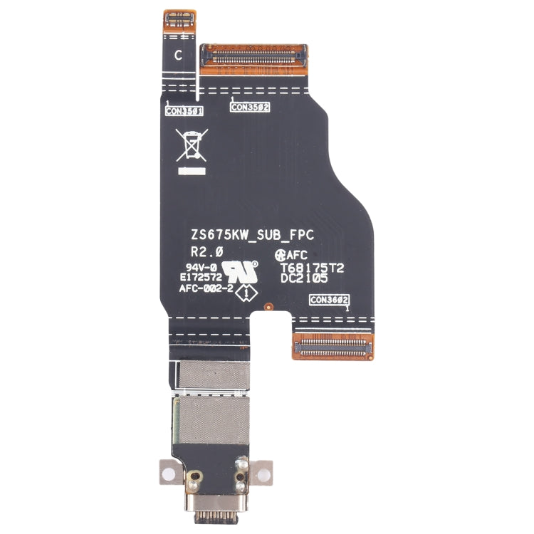 For Asus Smartphone for Snapdragon Insiders ZS675KW Charging Port Flex Cable, For Asus Smartphone for Snapdragon Insiders