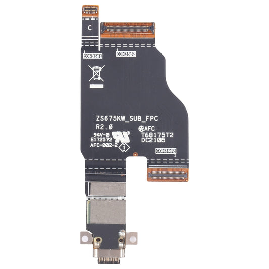 For Asus Smartphone for Snapdragon Insiders ZS675KW Charging Port Flex Cable, For Asus Smartphone for Snapdragon Insiders