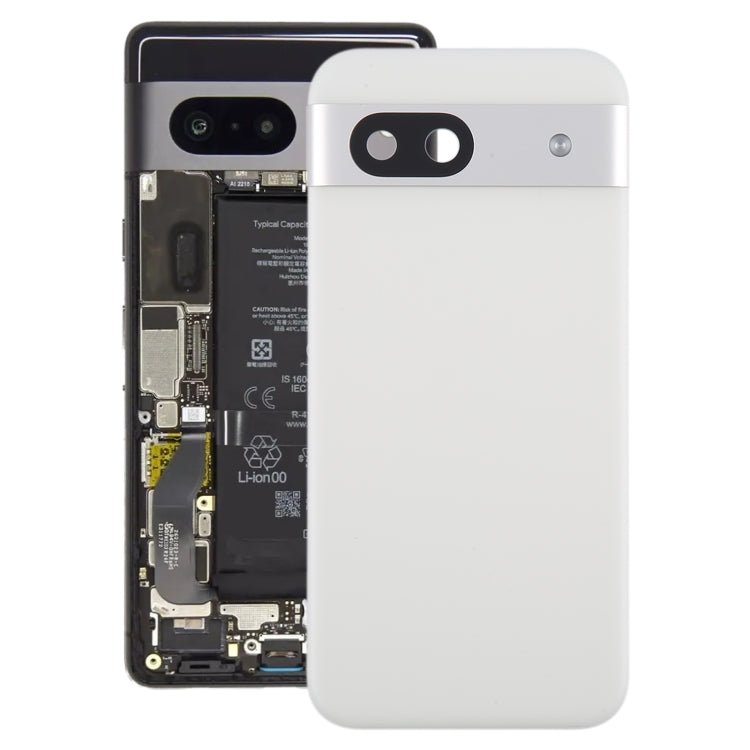For Google Pixel 8a Original Battery Back Cover with Camera Lens Cover