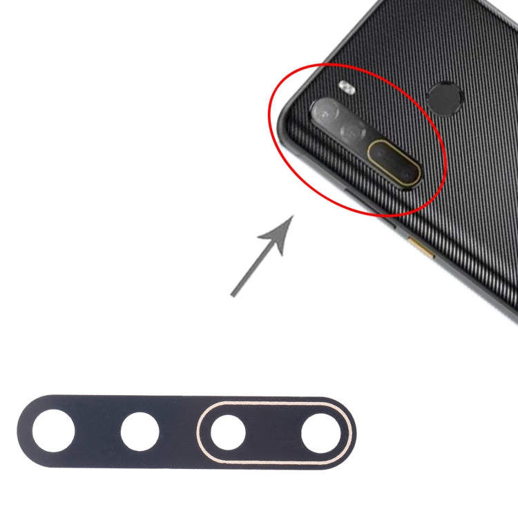 For HTC Desire 20 Pro 10pcs Original Back Camera Lens, For HTC Desire 20 Pro