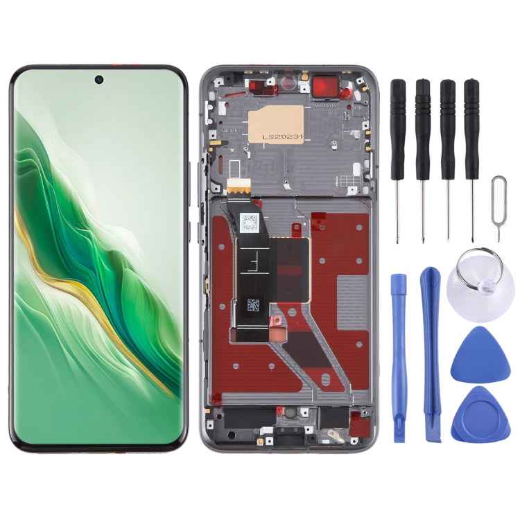 For Honor Magic6 Original LCD Screen Digitizer Full Assembly with Frame