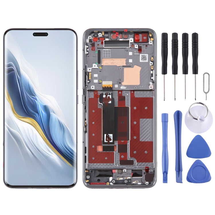 For Honor Magic6 Pro Original LCD Screen Digitizer Full Assembly with Frame