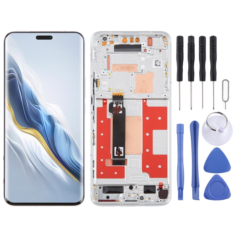 For Honor Magic6 Pro Original LCD Screen Digitizer Full Assembly with Frame