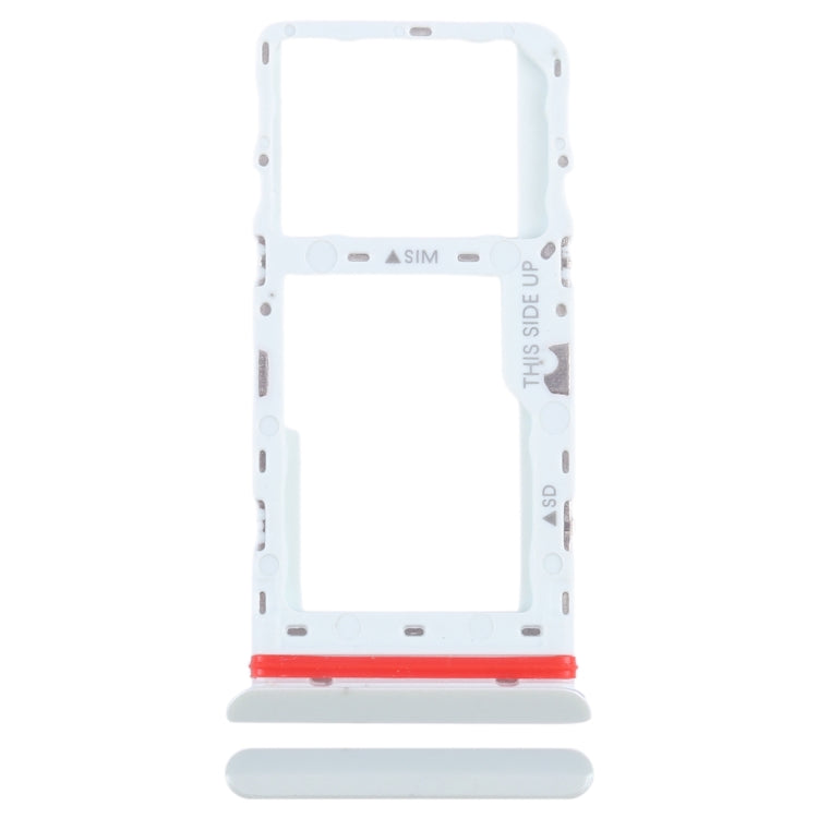 For Alcatel 1T 10 inch 2020 8091 SIM Card Tray + Micro SD Card Tray, For Alcatel 1T 10 inch 2020