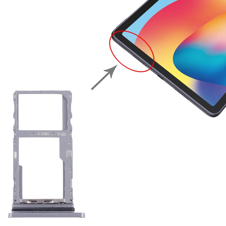 For TCL 10 TabMax Original SIM + Micro SD Card Tray, For TCL 10 TabMax(Original,Double card)