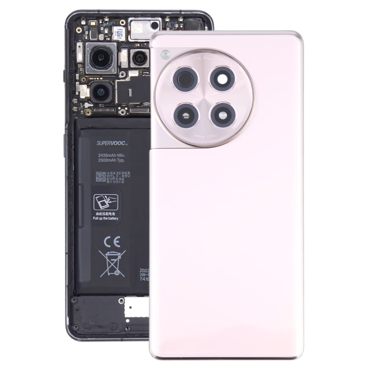 For OnePlus Ace 3 PJE110 Original Glass Battery Back Cover with Camera Lens, For OnePlus Ace 3  (Original), For OnePlus Ace 3 (Original)