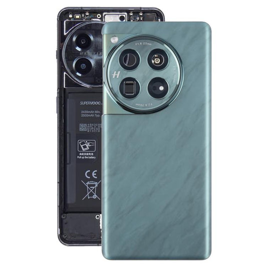 For OnePlus 12 PJD110 CPH2573 CPH2581 Original Glass Battery Back Cover with Camera Lens, For OnePlus 12(Original with Camera Lens)