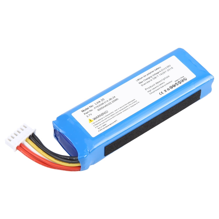6000mAh Battery Replacement For JBL Link 20 Link20 P763098 01A, For JBL Link 20 Link20