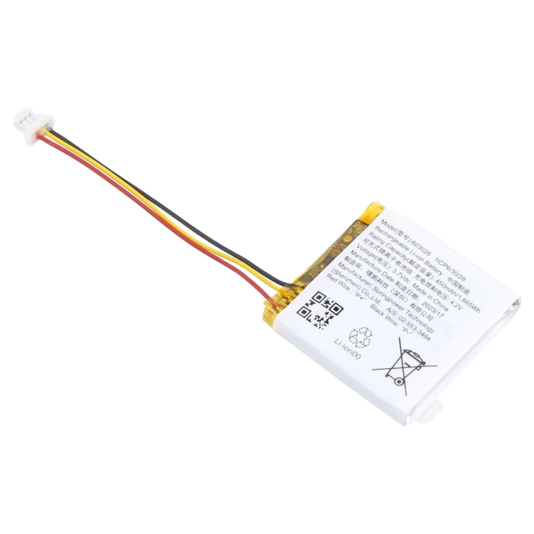 450mAh 603028 Battery Replacement For JBL TUNE 500BT 510BT 510, For JBL TUNE 500BT 510BT 510