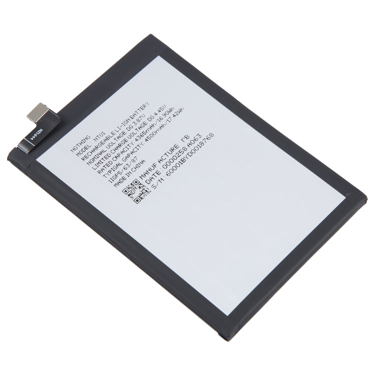 4500mAh NT01 Battery Replacement For Nothing phone 1, For Nothing phone 1