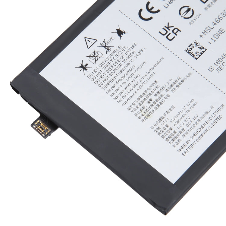 4500mAh NT01 Battery Replacement For Nothing phone 1, For Nothing phone 1