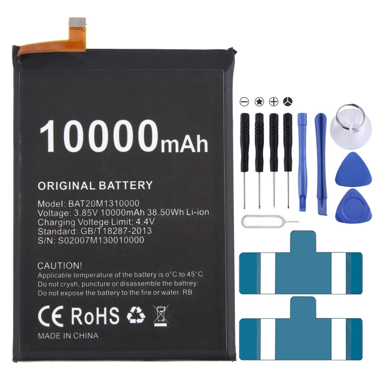 10000mAh BAT20M1310000 Battery Replacement For DOOGEE S88 / S88 Pro, For DOOGEE S88 / S88 Pro